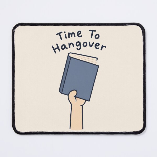 Item preview, Time To Hangover Funny Book Hangover Sticker Bookish Humor designed and sold by Yellowriversss.