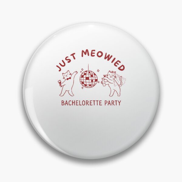 Item preview, Just Meowied Cat Bachelorette Celebration designed and sold by DarylPope.