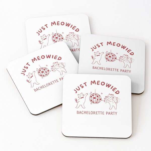 Item preview, Just Meowied Cat Bachelorette Celebration designed and sold by DarylPope.