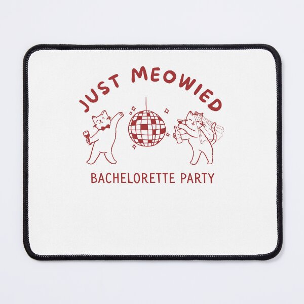 Item preview, Just Meowied Cat Bachelorette Celebration designed and sold by DarylPope.
