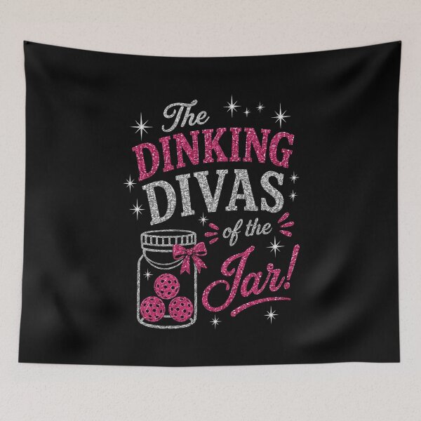 Item preview, Dinking Divas at the Jar, The Jar Pickle Ball designed and sold by LittleHugHouse.