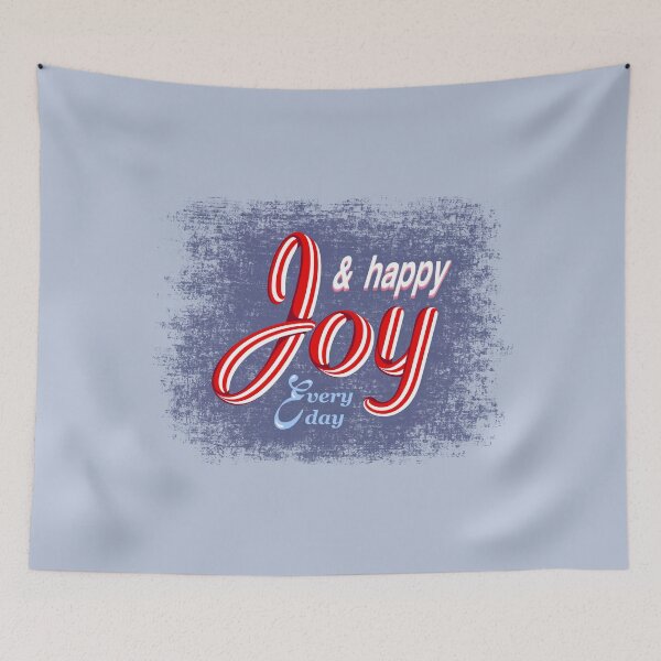 Item preview, Red and White 3D Striped Typography on Chalkboard Blue designed and sold by Skayana.