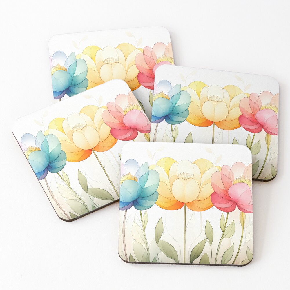 Item preview, Coasters (Set of 4) designed and sold by ColorMeZen.