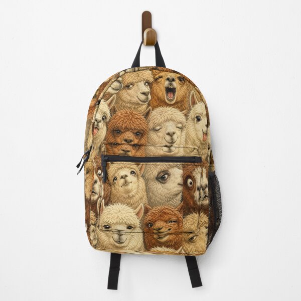 Item preview, Cute Alpaca Faces Portrait Collage designed and sold by merchxwear.