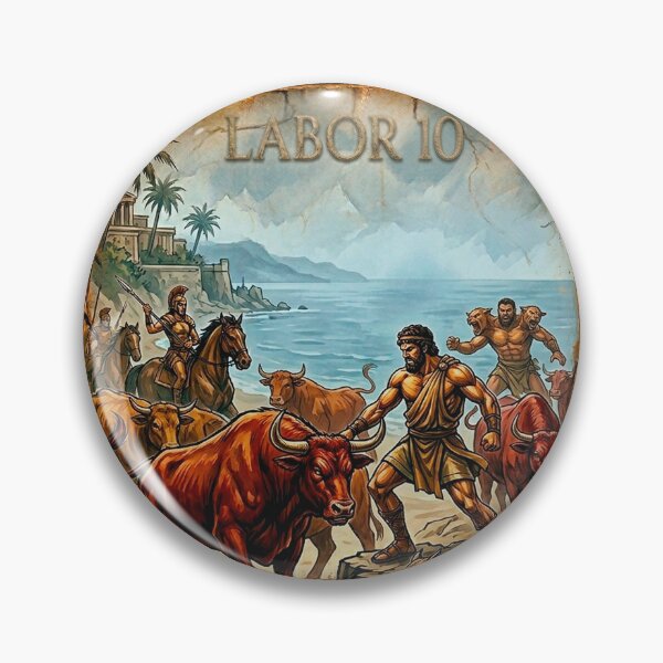 Item preview, Hercules' LABOR 10 - The Cattle of Geryon designed and sold by codex antique.