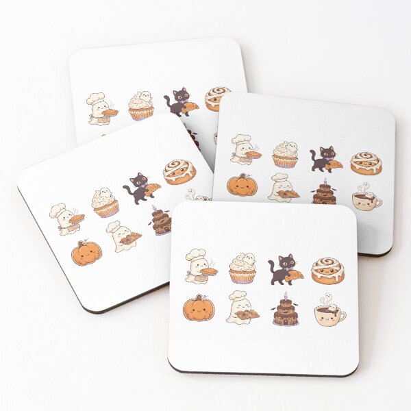 Item preview, Cute Halloween Baking Treats Sticker Set designed and sold by SassyArtistry.