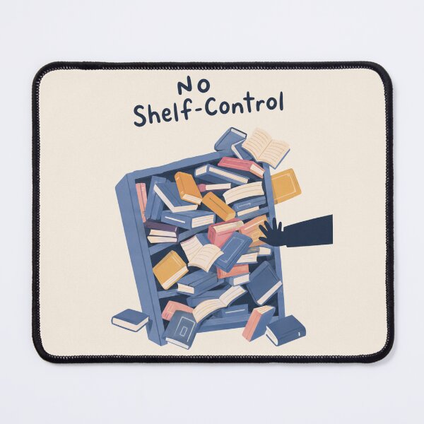 Item preview, No Shelf Control Funny Book Hoarder Humor Book Buying Addiction designed and sold by Yellowriversss.