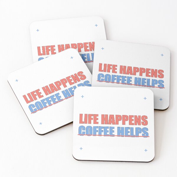 Item preview, Life Happens Coffee Helps designed and sold by good-graffity.