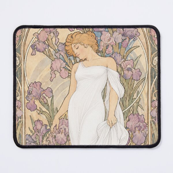 Item preview, Alphonse Mucha Iris 1898 designed and sold by maniacfitness.