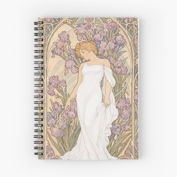 Item preview, Alphonse Mucha Iris 1898 designed and sold by maniacfitness.
