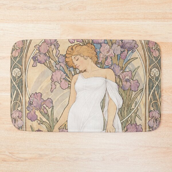Item preview, Alphonse Mucha Iris 1898 designed and sold by maniacfitness.