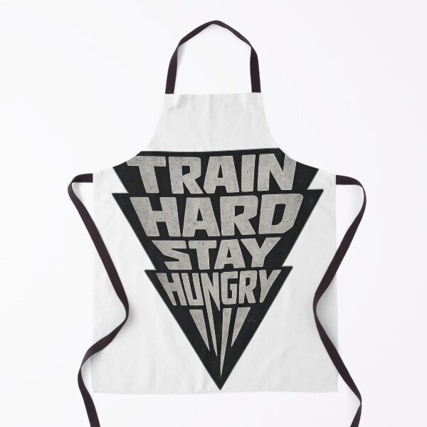 Item preview, Train Hard Stay Hungry Workout Gym Motivation Athletic Typography Graphic designed and sold by DesignArtist.ia.