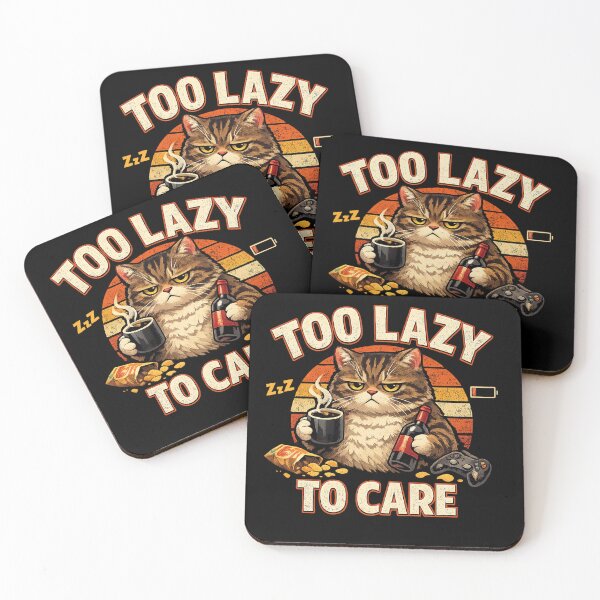 Item preview, Too Lazy to Care designed and sold by BTQPRO.