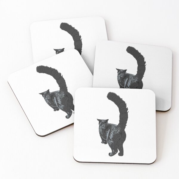 Item preview, Black cat butt designed and sold by Tiger's Eye Books.