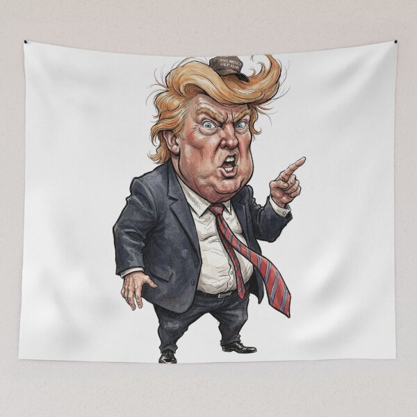 Item preview, Donald Trump Funny Caricature Political Art designed and sold by annaarthk.