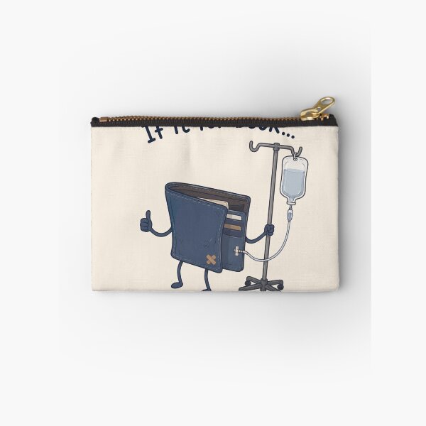 Item preview, If It For Book Funny Broke Book Wallet Pun designed and sold by Yellowriversss.
