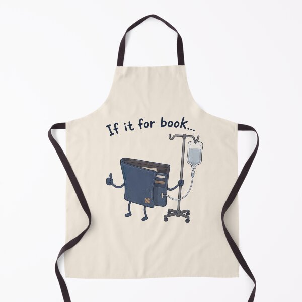 Item preview, If It For Book Funny Broke Book Wallet Pun designed and sold by Yellowriversss.
