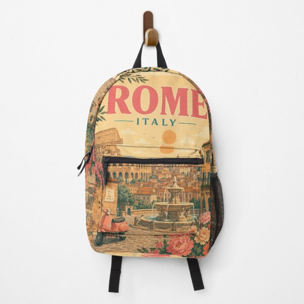 Item preview, Vintage Rome Travel Poster designed and sold by newjoseph.