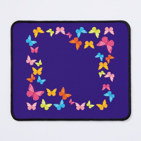 Item preview, Colorful Flying Butterflies Frame Border designed and sold by SolutionsArt.