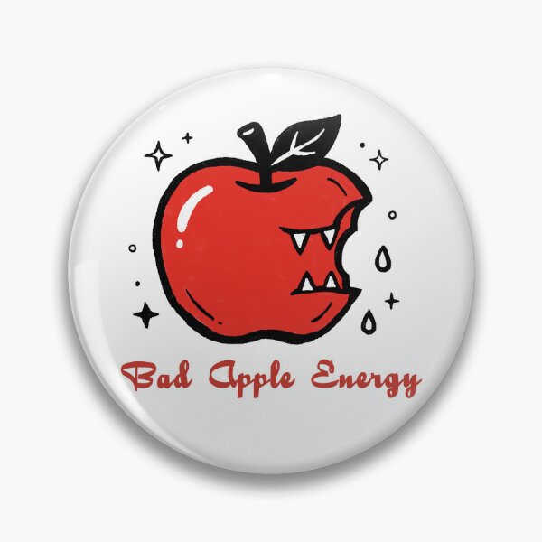 Item preview, Bad Apple Energy — Retro Vampire Apple designed and sold by SugarCore.