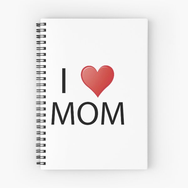 Item preview, I Love Mom Red Heart Graphic designed and sold by AyaanArtStudio.