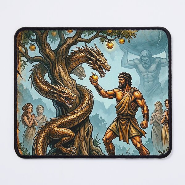 Item preview, Hercules' LABOR 11 - The Apples of the Hesperides designed and sold by codex antique.