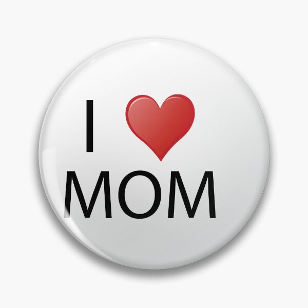 Item preview, I Love Mom Red Heart Graphic designed and sold by AyaanArtStudio.