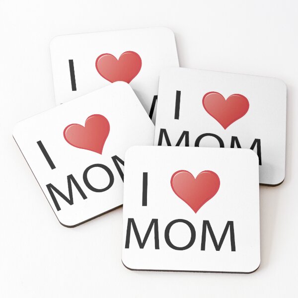 Item preview, I Love Mom Red Heart Graphic designed and sold by AyaanArtStudio.