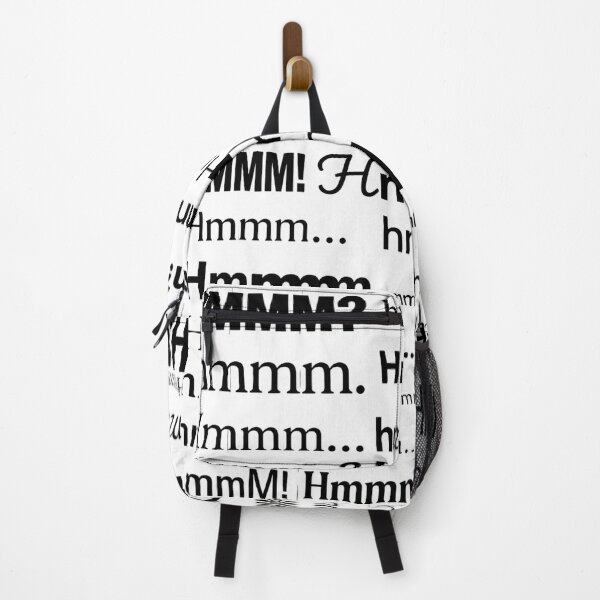 Item preview, Hmmm Meme Typography Pattern Funny Repeated Hmmm Text Reaction Humor T-Shirt designed and sold by pawsome purrfect.
