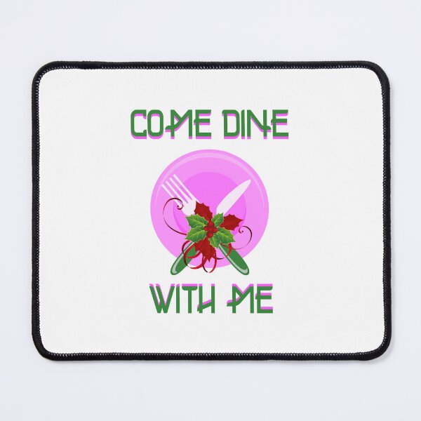 Item preview, Come Dine With Me Holidays (on White) designed and sold by PawsitiveMum3.