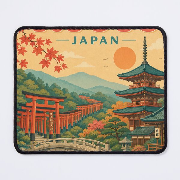 Item preview, Kyoto Autumn Temple Garden designed and sold by newjoseph.