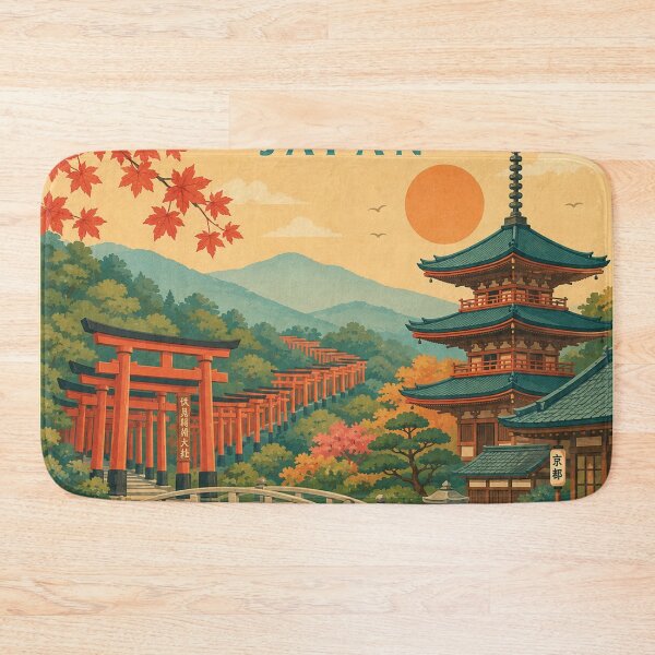 Item preview, Kyoto Autumn Temple Garden designed and sold by newjoseph.