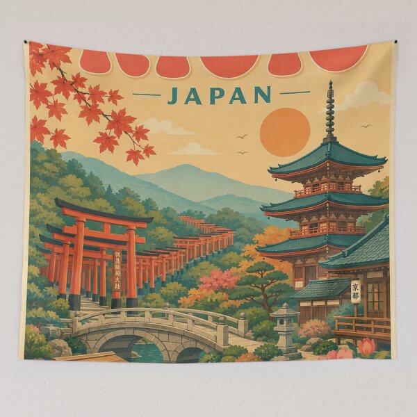 Item preview, Kyoto Autumn Temple Garden designed and sold by newjoseph.