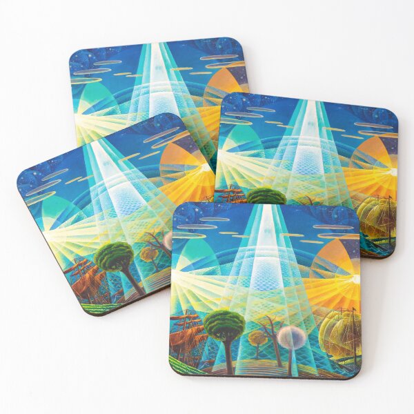 Item preview, Synthesis-Simultaneity, city of God at sunrise nautical landscape painting by Gerardo Dottori designed and sold by Jéanpaul  Ferro.