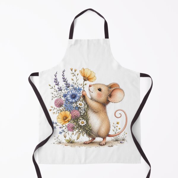 Item preview, Floral Woodland Mouse designed and sold by PetalGarden.