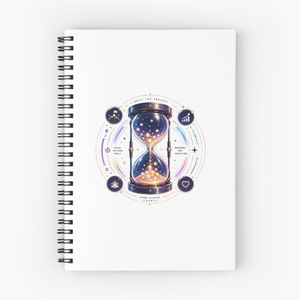 Item preview, Trust the Process Hourglass Sticker designed and sold by blossomfun.