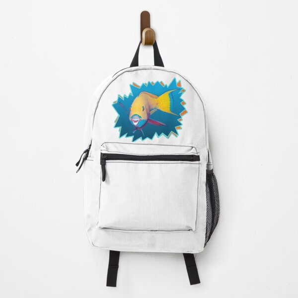 Item preview, Parrotfish Cutout * Starburst Design on Blue-toned Gradient | designed and sold by Photo & Design Ute Niemann.