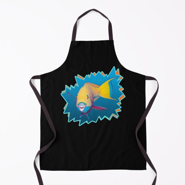 Item preview, Parrotfish Cutout * Starburst Design on Blue-toned Gradient | designed and sold by Photo & Design Ute Niemann.