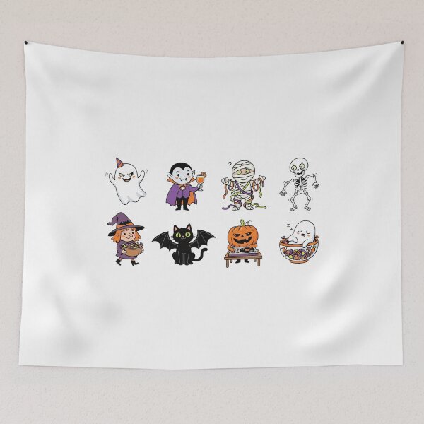 Item preview, Cute Halloween Character Monsters Sticker Set designed and sold by SassyArtistry.