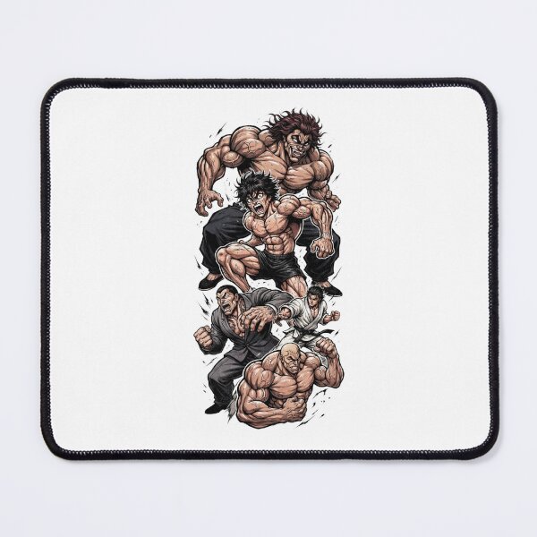 Item preview, Baki Hanma and Yujiro Martial Arts Anime Design designed and sold by FreakToons.