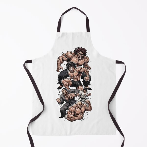 Item preview, Baki Hanma and Yujiro Martial Arts Anime Design designed and sold by FreakToons.