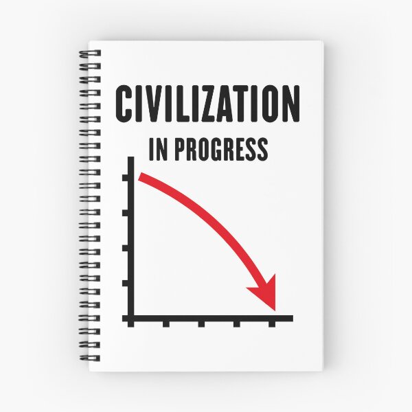 Item preview, Civilization In Progress (No Future / POS Red 2C) designed and sold by Roderix.