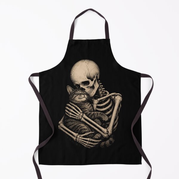 Item preview, Skeleton cuddling a cat design for pet lovers halloween designed and sold by rafaeltto.
