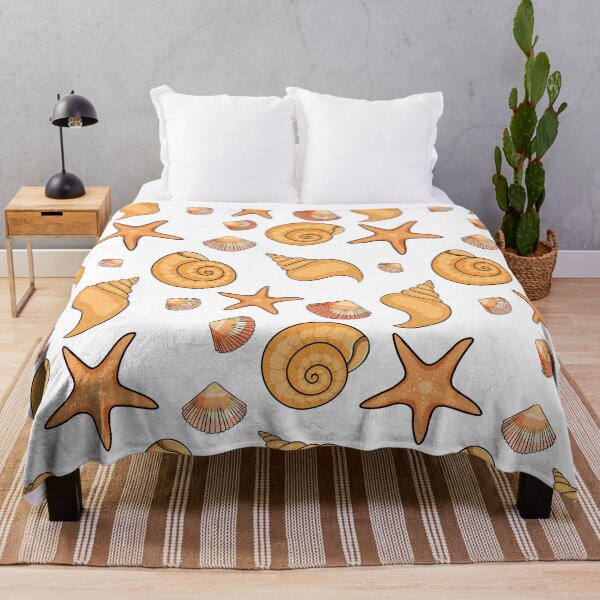 Item preview, Sea Shells and Starfish Ocean Summer Illustration designed and sold by OrPolly.