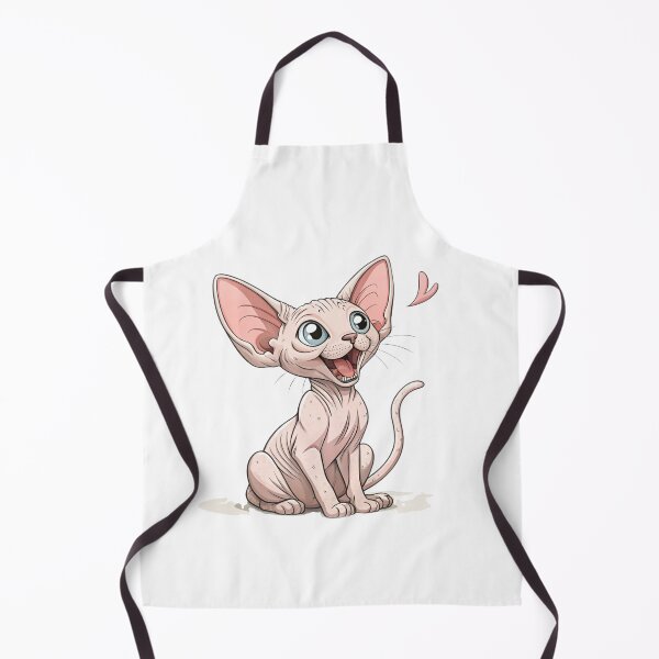 Item preview, Cute Kawaii Donskoy Hairless Cat with Big Ears designed and sold by Mousy17.