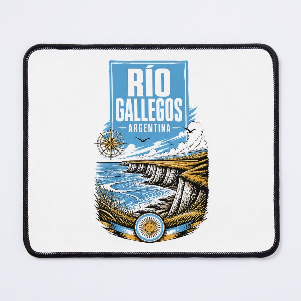 Item preview, Rio Gallegos Argentina Vintage Travel Tourism designed and sold by TravelersGems.