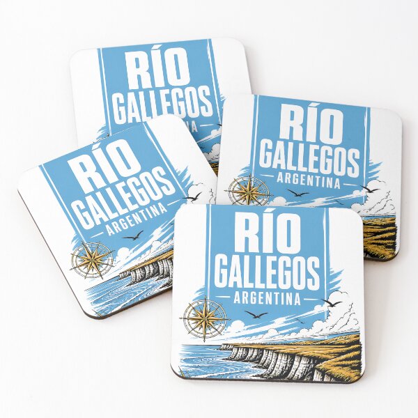 Item preview, Rio Gallegos Argentina Vintage Travel Tourism Poster designed and sold by TravelersGems.