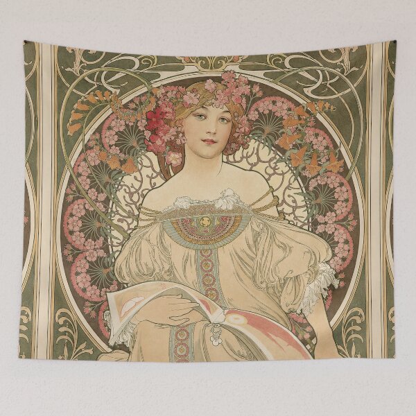 Item preview, Alphonse Mucha Reverie 1898 designed and sold by maniacfitness.
