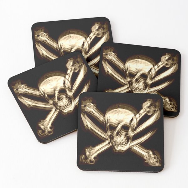 Item preview, Pirate Skull And Swords designed and sold by weirdove.