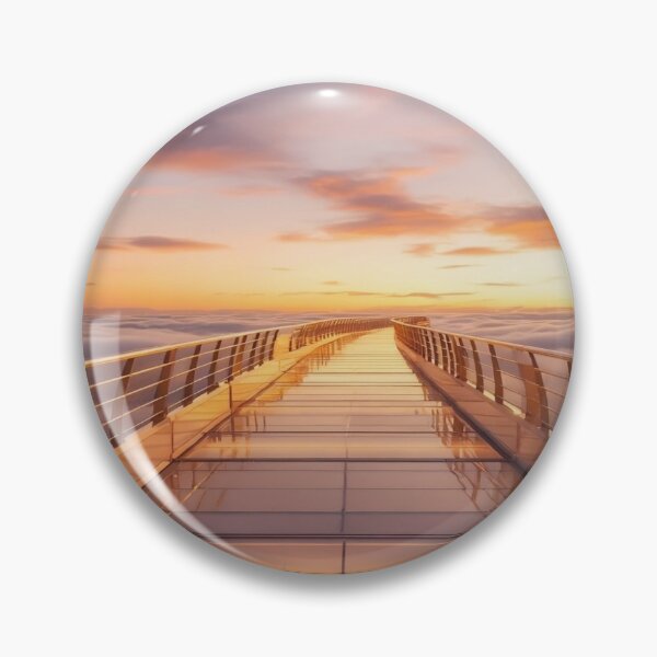 Item preview, Infinite Bridge to Golden Horizon designed and sold by ClarityPulse Studio.